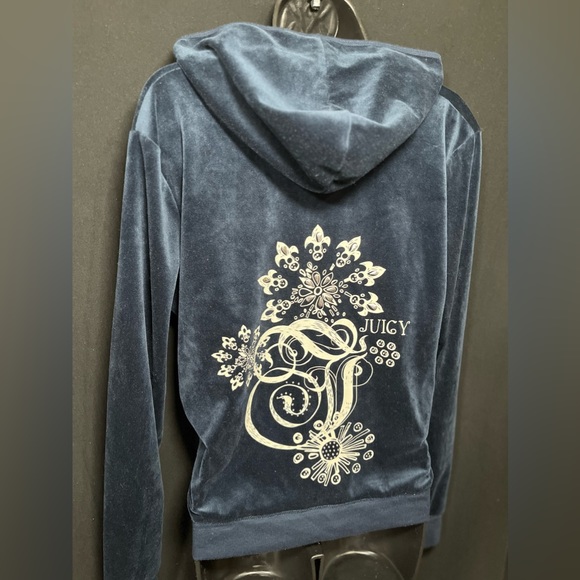 Juicy couture navy blue zip up - Picture 5 of 6